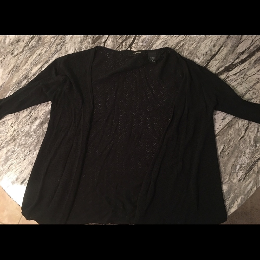 Black Lacey Cardigan